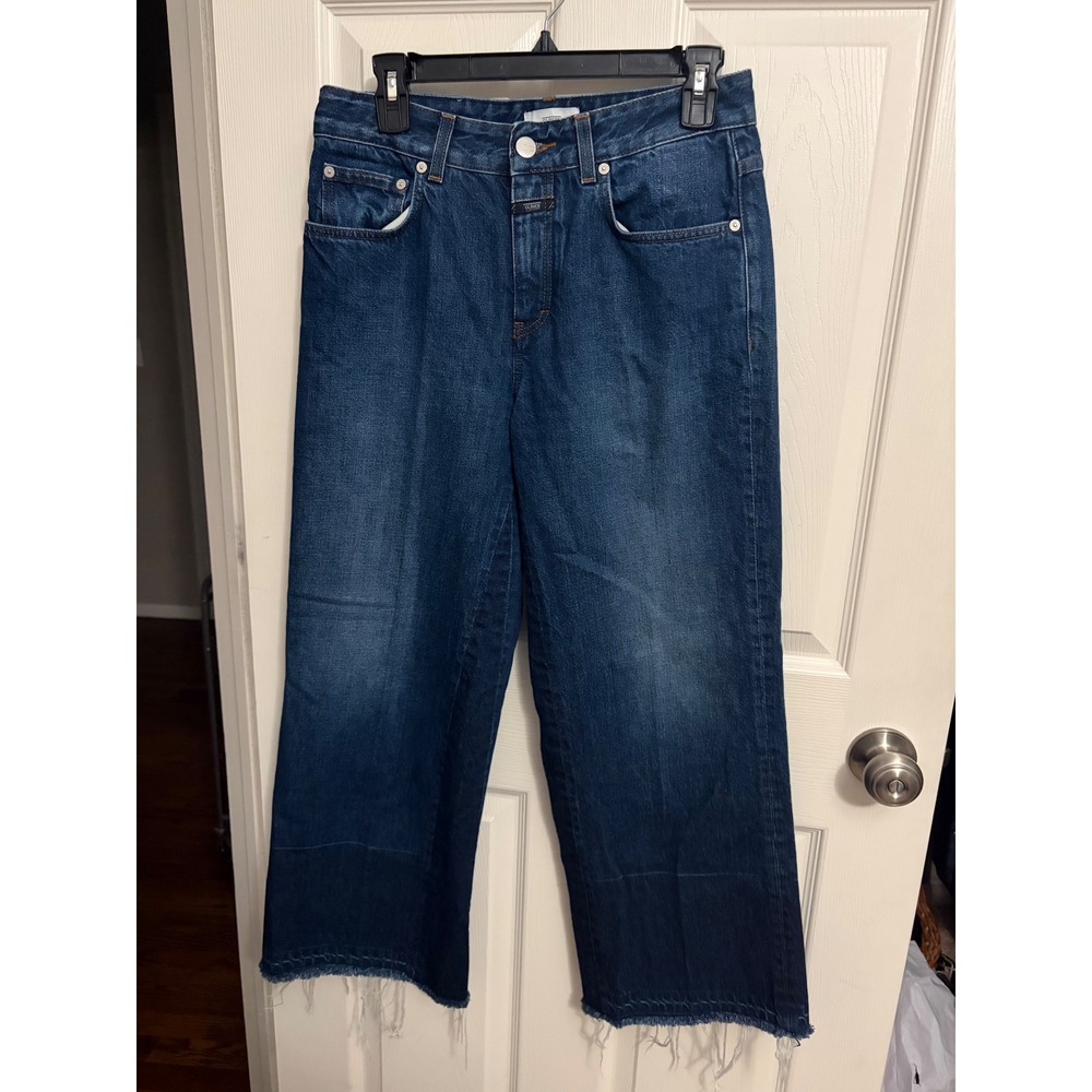 Closed | C91040 Glow Wide Ankle 1920 Raw Hem Sz 28